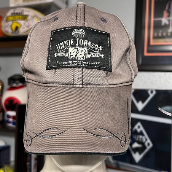 Jimmie Johnson NASCAR Hat adjustable Velcro a classic from the past - Picture 1 of 7